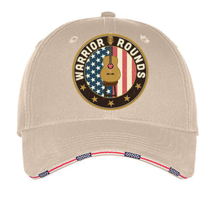 Warrior Rounds Hat- Red, Blue, White